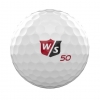 Wilson 50 Elite Golf Ball With Buffalo Icon Bóng Gôn In Trâu Vàng 2021